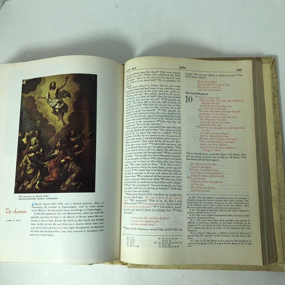 The New American Bible Holy Fireside Family Edition Catholic NAB 1971 1972 B - Picture 13 of 15